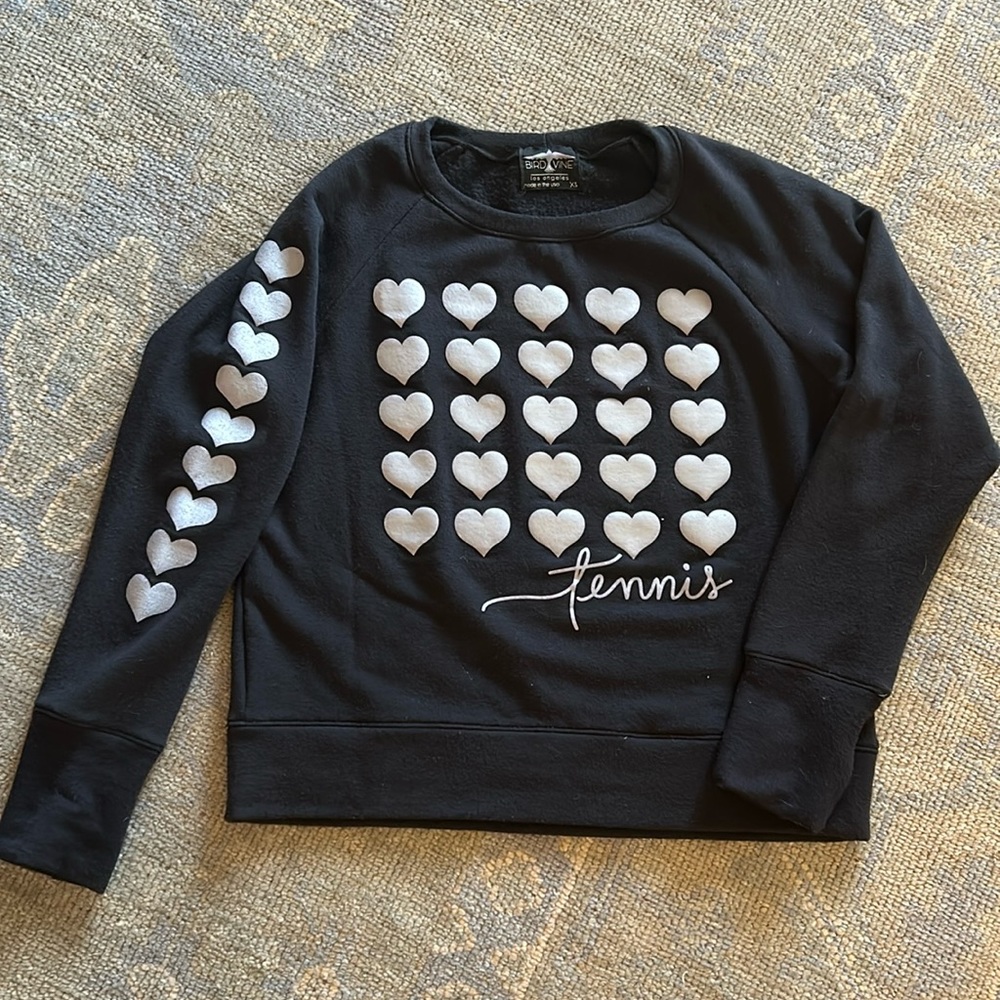 Bird Vine Los Angeles Tennis Sweatshirt XS - Good Condition - Lightweight